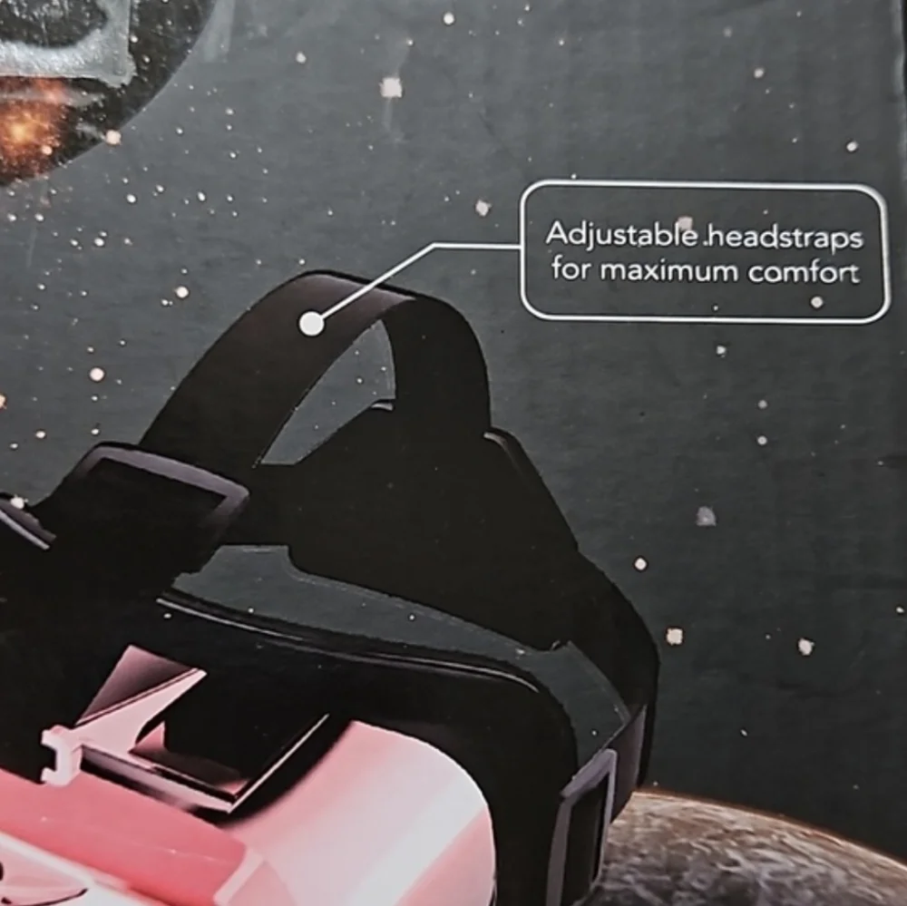 Pink Virtual Reality Headset - Immersive VR Viewing